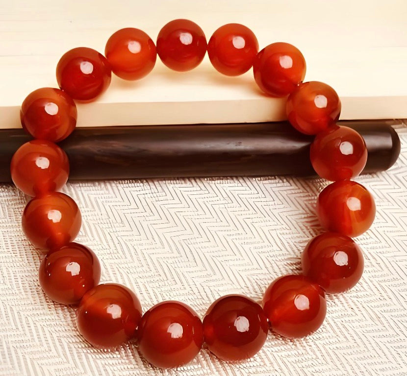 Red Agate Bracelet · Fire Element · Action & Wealth Accelerator