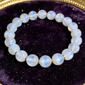 Moonstone natural stone bracelet on dark velvet